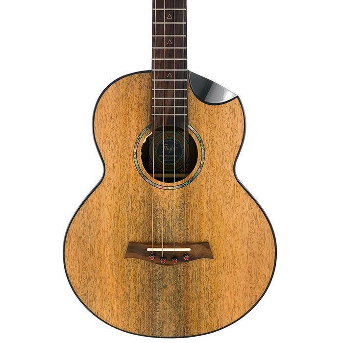Flight Maia Steel String Tenor Ukulele mit Tonabnehmer #R2504039 Decke