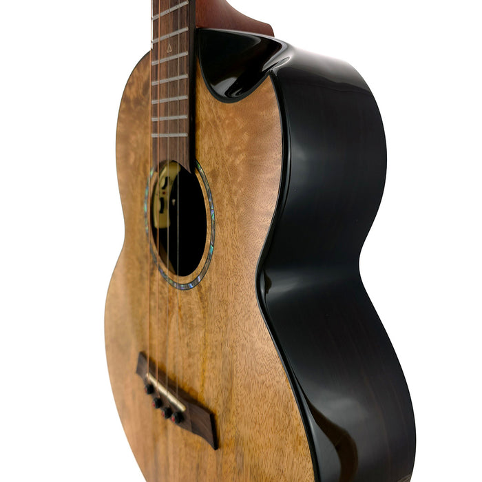 Flight Maia Steel String Bariton Ukulele mit Tonabnehmer #R2504249 cutaway