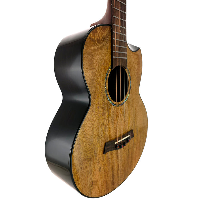 Flight Maia Steel String Bariton Ukulele mit Tonabnehmer #R2504249 links