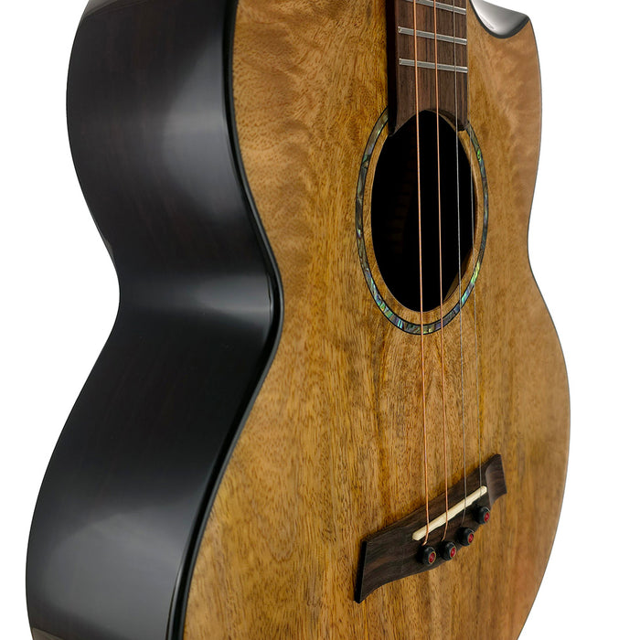 Flight Maia Steel String Bariton Ukulele mit Tonabnehmer #R2504249 Detail