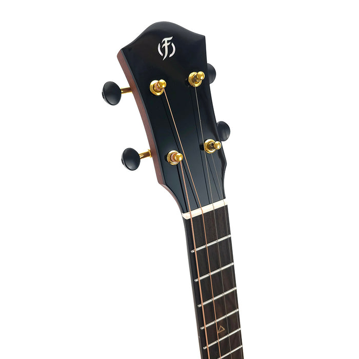 Flight Maia Steel String Bariton Ukulele mit Tonabnehmer (#R2504268) Kopfplatte