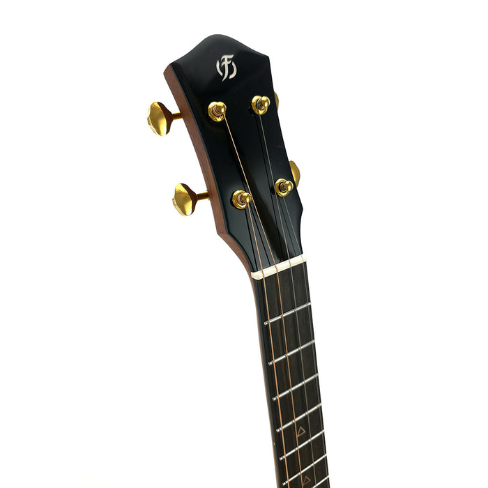 Flight Maia Luxe Steel String Bariton Ukulele mit Tonabnehmer #R2504663 Kopfplatte