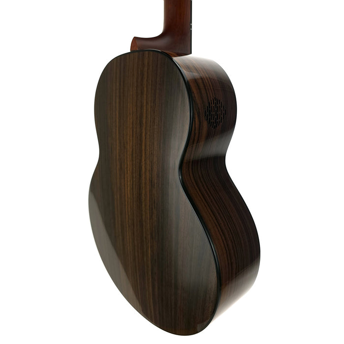 Flight Maia Luxe Steel String Bariton Ukulele mit Tonabnehmer #R2504663 hinten rechts