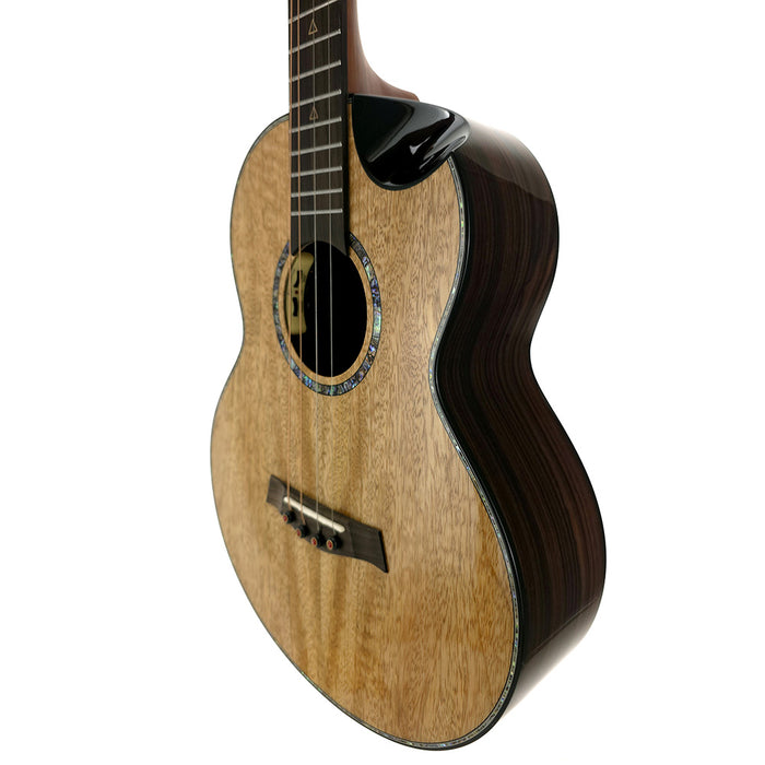Flight Maia Luxe Steel String Bariton Ukulele mit Tonabnehmer #R2504663 rechts