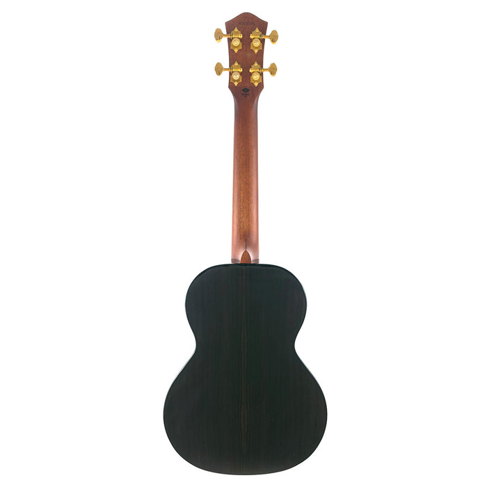 Flight Maia Steel String Tenor Ukulele mit Tonabnehmer  Rückseite