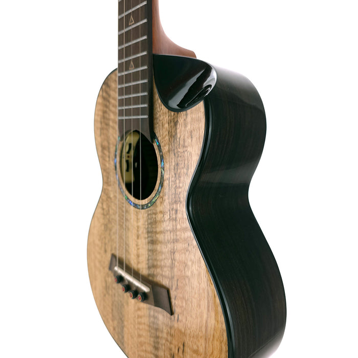Flight Maia Steel String Tenor Ukulele mit Tonabnehmer EQ
