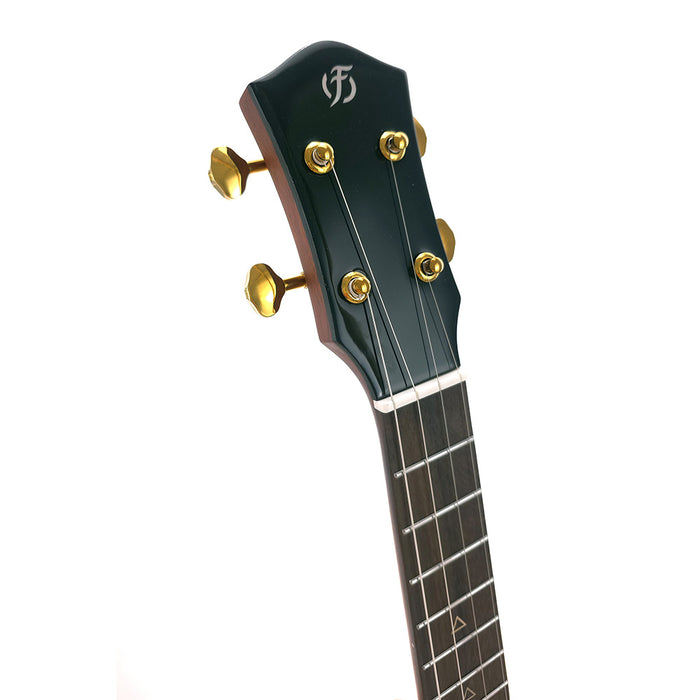 Flight Maia Steel String Tenor Ukulele mit Tonabnehmer  Kopfplatte