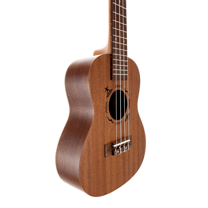 Flight NUC 310 Konzert Einsteiger-Ukulele seitlich links