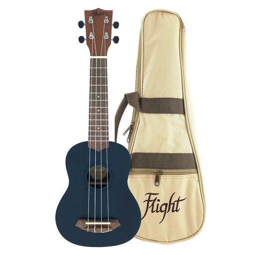 Flight NUS 380 Topaz Sopran-Ukulele mit Gigbag