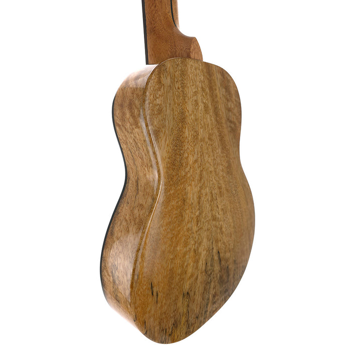 Flight Songbird Purple EQ-A Konzert Ukulele hinten links