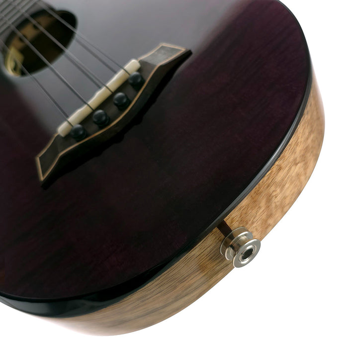 Flight Songbird Purple EQ-A Konzert Ukulele Tonabnehmer