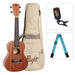 Flight NUC 310 Konzert Ukulele Set Trail Gurt Blue