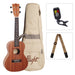 Flight NUC 310 Konzert Ukulele Set Trail Gurt Sand