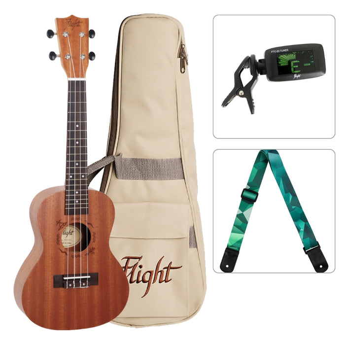 Flight Konzert Ukulele Starter Set