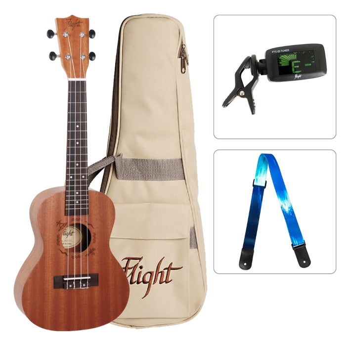 Flight Konzert Ukulele Starter Set