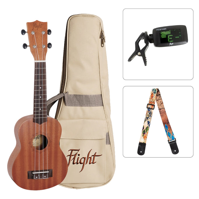 Flight Sopran Ukulele Starter Set