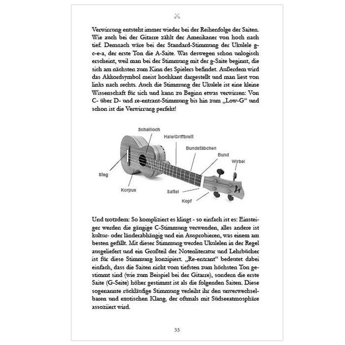 Beispielseite des Buchs von Die Magie der Ukulele von Florian Krauss