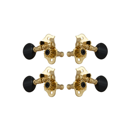 Grover Sta-Tite Mechaniken für Ukulele Gold/Schwarz (GR 9GB)