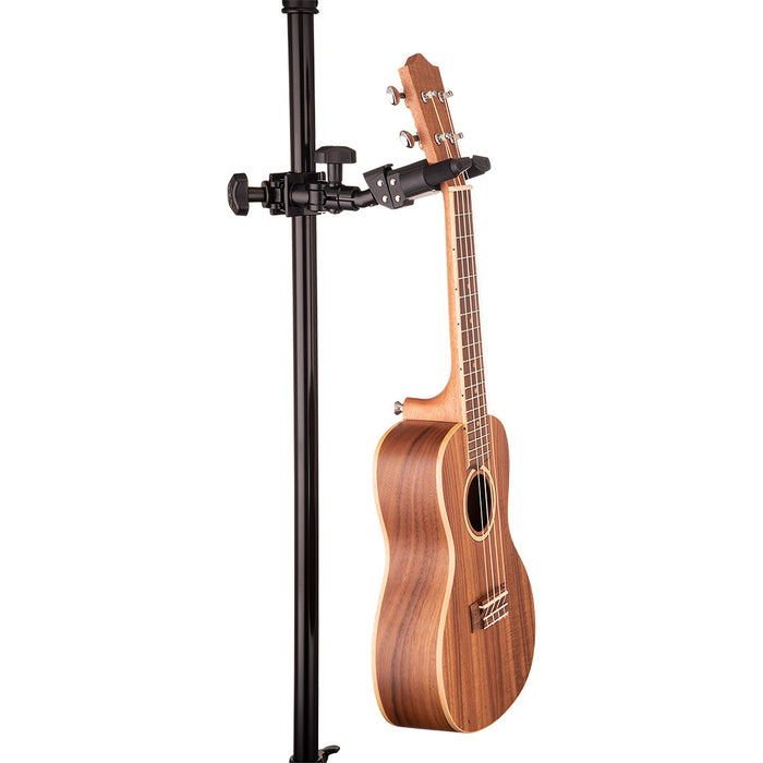 Hercules Ukulele Klemmhalter an Ständer