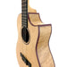 Kala All Solid Flame Maple Bariton Ukulele #123090191 Cutaway