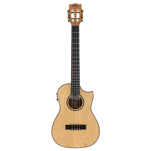 Kala All Solid Flame Maple Bariton Ukulele #123090191
