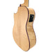 Kala All Solid Flame Maple Bariton Ukulele #123090191 hinten links