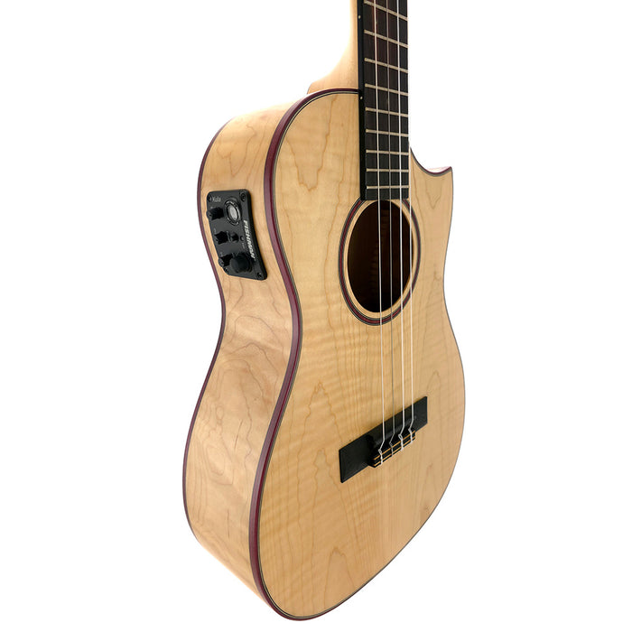 Kala All Solid Flame Maple Bariton Ukulele #123090191 links