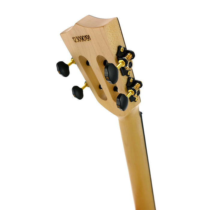 Kala All Solid Flame Maple Bariton Ukulele #123090191 Mechaniken