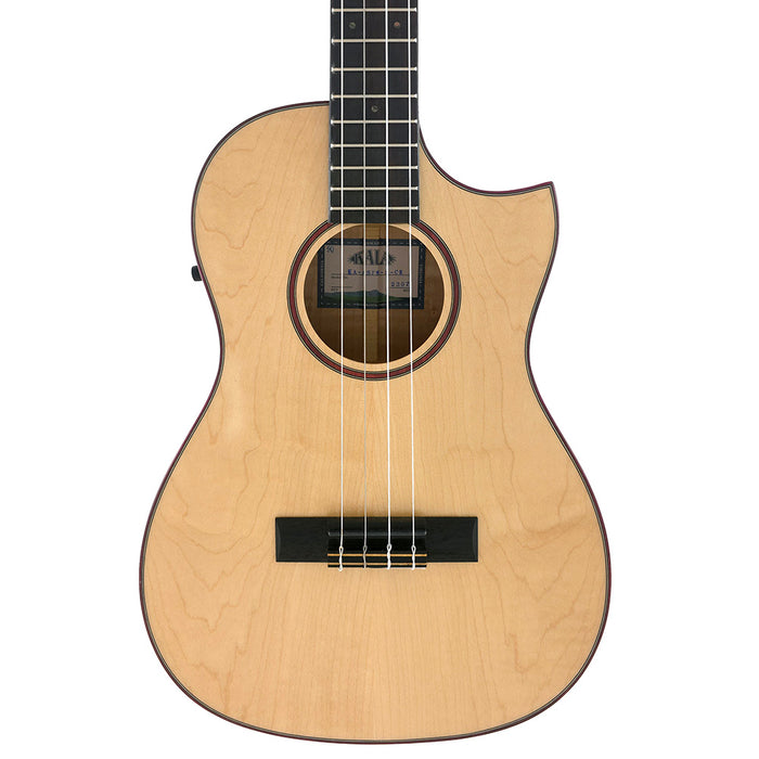 Kala All Solid Flame Maple Bariton Ukulele