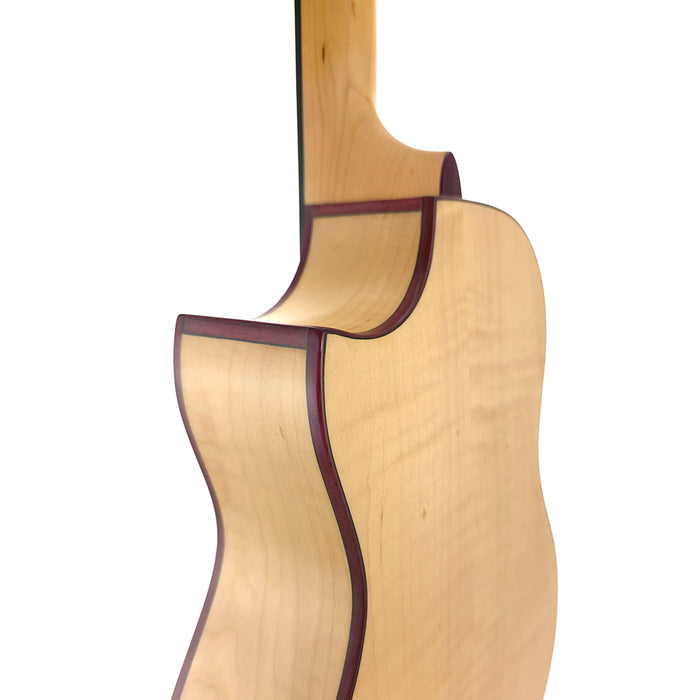 Kala All Solid Flame Maple Bariton Ukulele