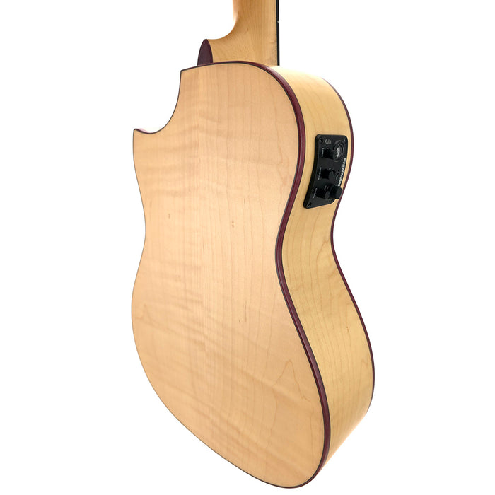 Kala All Solid Flame Maple Bariton Ukulele