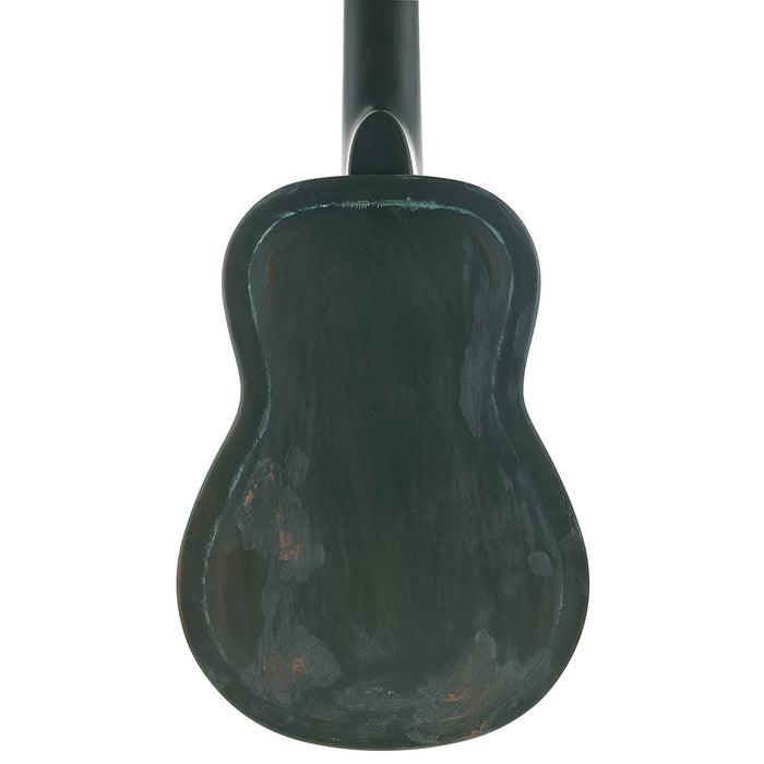 Kala Antique Copper Tenor Resonator Ukulele mit Tonabnehmer Boden
