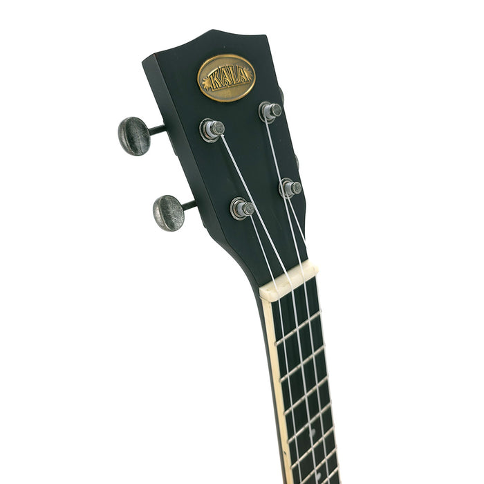 Kala Antique Copper Tenor Resonator Ukulele mit Tonabnehmer Kopfplatte