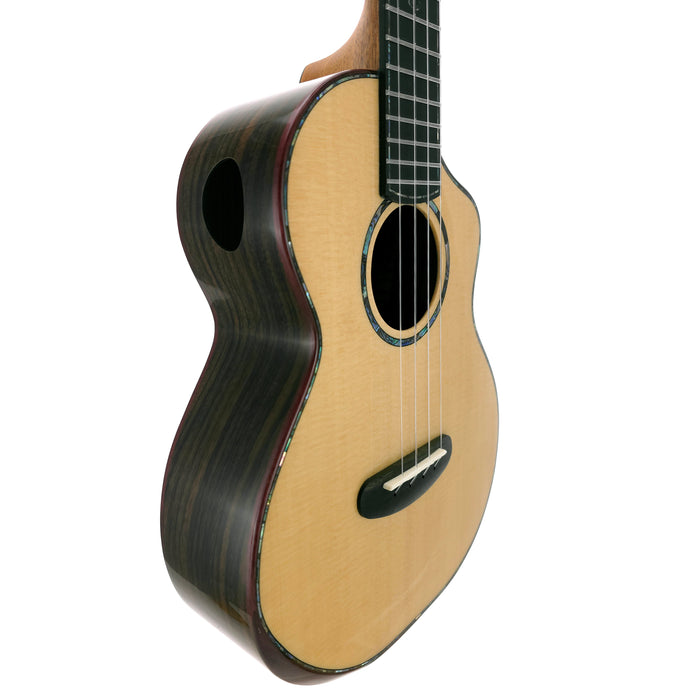 Kala Contour Deluxe All Solid Gloss Spruce Rosewood Tenor Ukulele #2606102 links
