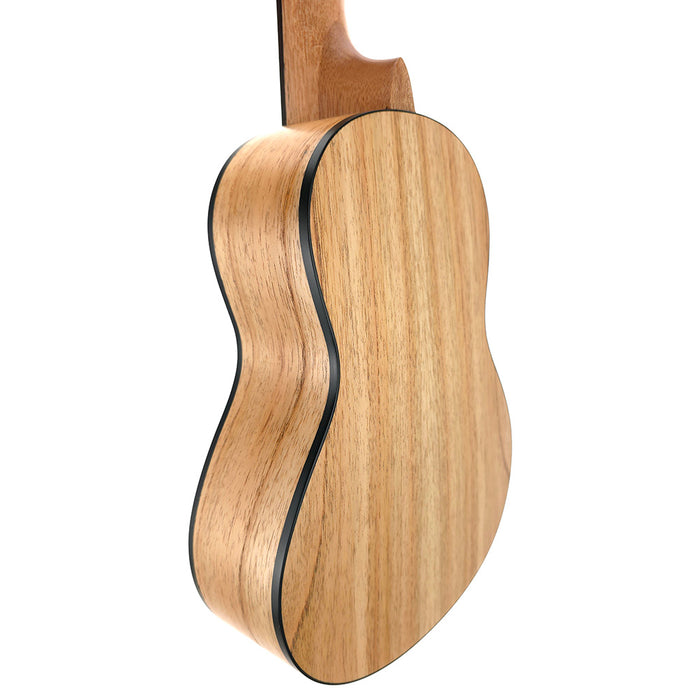 Kala Cape Lilac Mahogany Konzert Ukulelehinten links