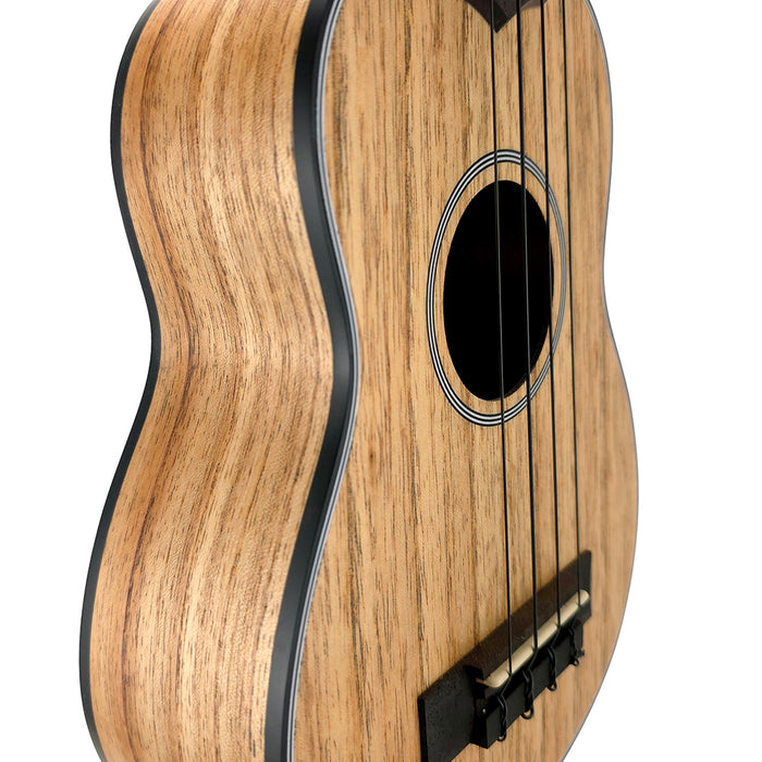Kala Cape Lilac Mahogany Sopran Ukulele Binding