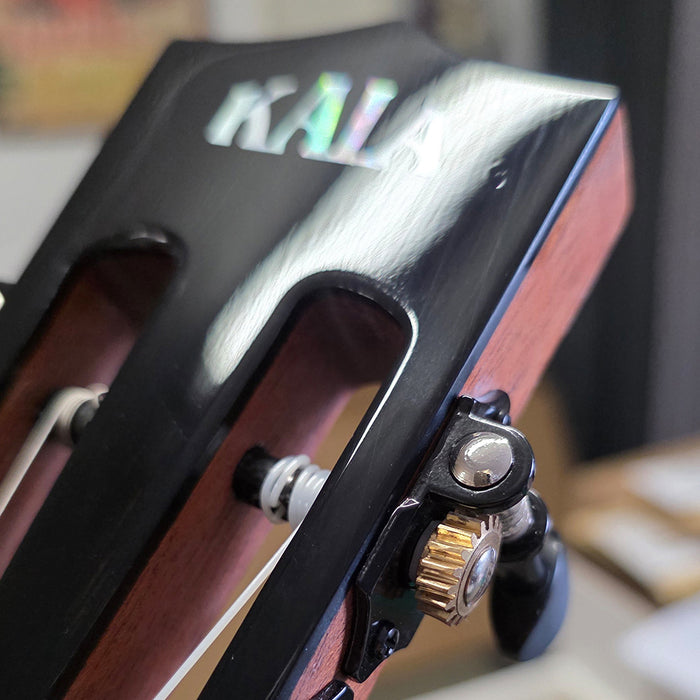 Kala Contour Series All Solid Gloss Spruce Rosewood Bariton Ukulele B-Ware
