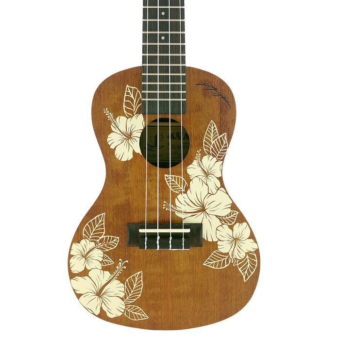 Kala Voyage Series Hibiscus Konzert Ukulele B-Ware #126010151
