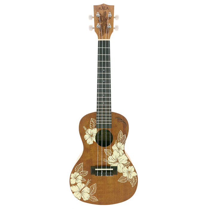 Kala Voyage Series Hibiscus Konzert Ukulele B-Ware #126010151
