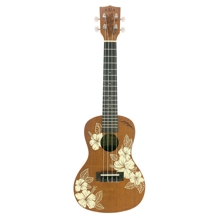 Kala Voyage Series Hibiscus Konzert Ukulele B-Ware #126010187