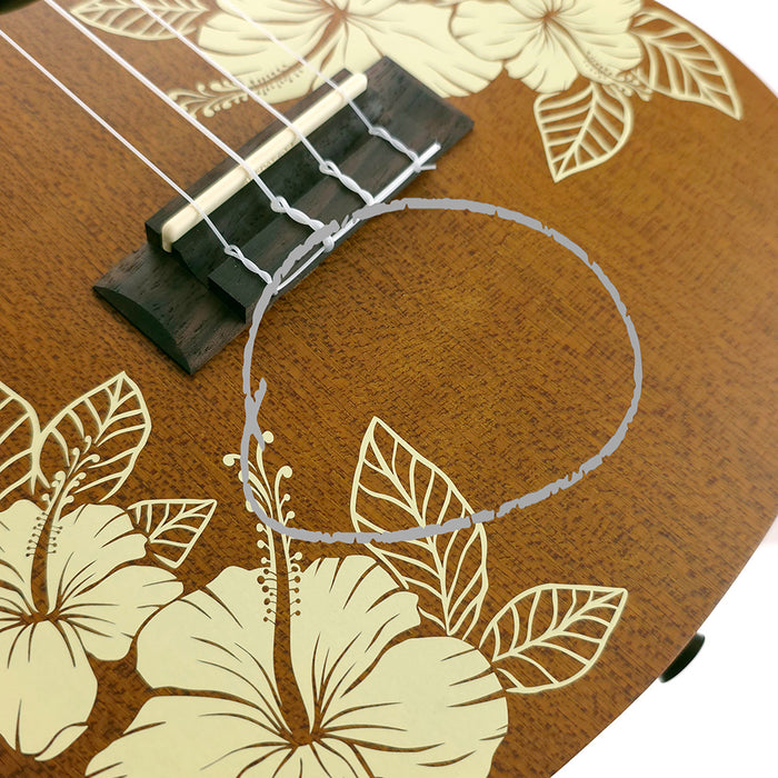 Kala Voyage Series Hibiscus Konzert Ukulele B-Ware #126010187