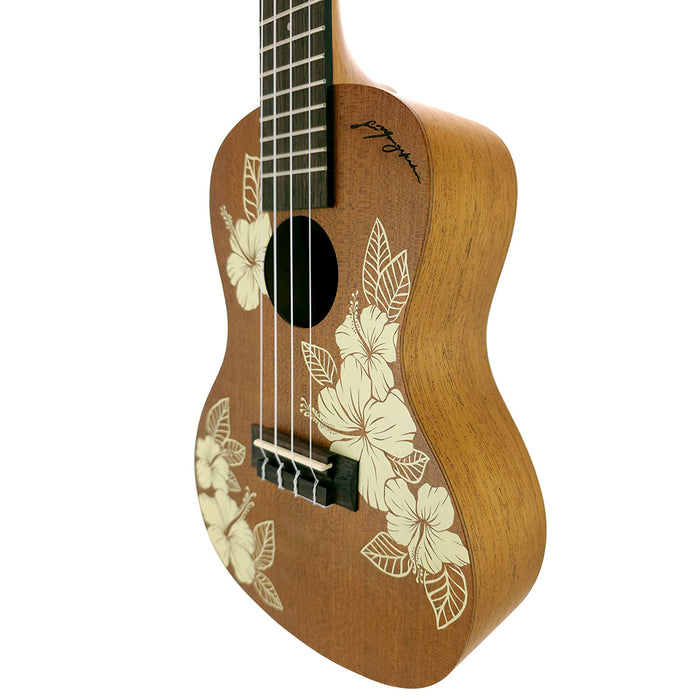 Kala Voyage Series Hibiscus Konzert Ukulele B-Ware #126010187