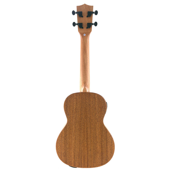 James Hill Signature All Solid Mahogany Konzert Ukulele mit Tonabnehmer Rückseite