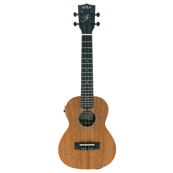 James Hill Signature All Solid Mahogany Konzert Ukulele mit Tonabnehmer