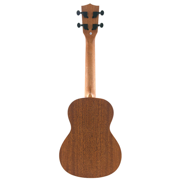 James Hill Signature Solid Top Mahogany Konzert Ukulele Rückseite