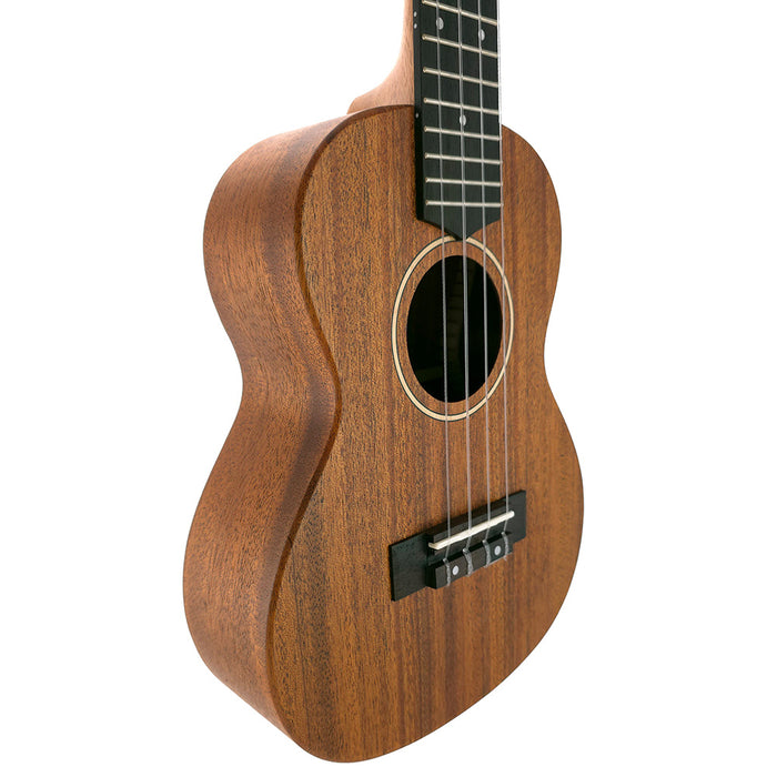 James Hill Signature Solid Top Mahogany Konzert Ukulele links