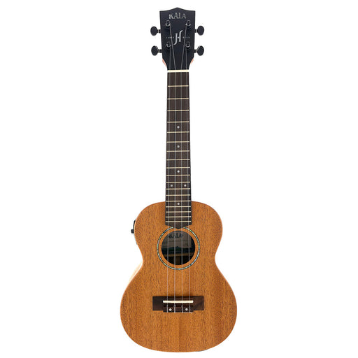 James Hill Signature All Solid Mahogany Konzert Ukulele mit Tonabnehmer B-Ware