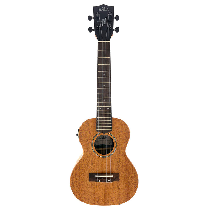 James Hill Signature All Solid Mahogany Konzert Ukulele mit Tonabnehmer B-Ware