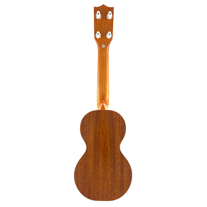 Kala Pan Pacific All Solid Mahogany Figure 8 Soprano Ukulele Rückseite