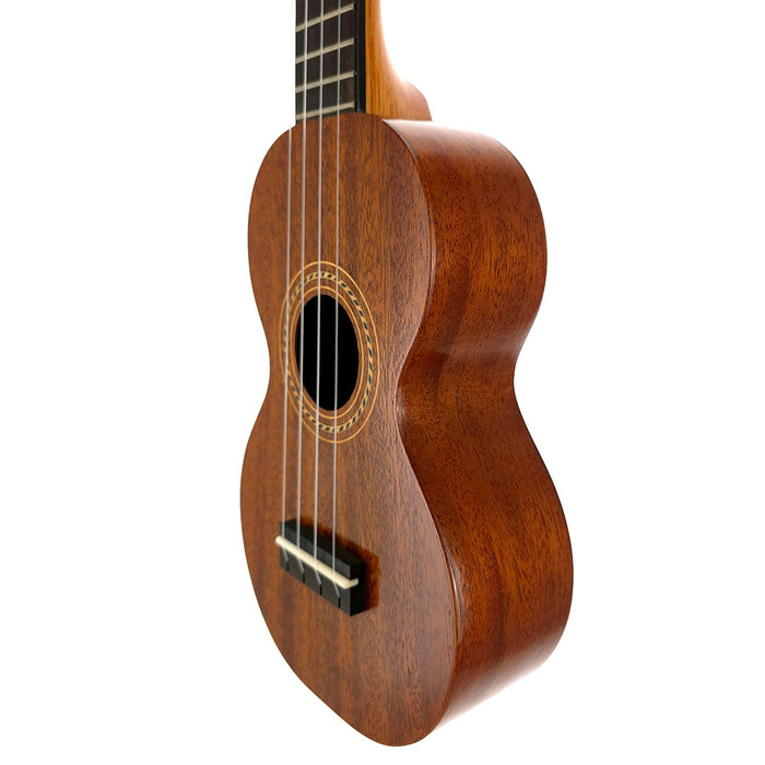 Kala Pan Pacific All Solid Mahogany Figure 8 Soprano Ukulele rechts